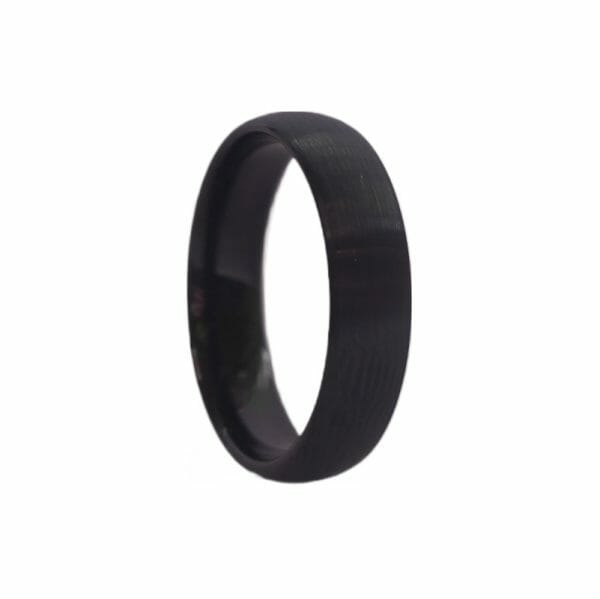Black Wedding Ring - Tungsten - Image 2