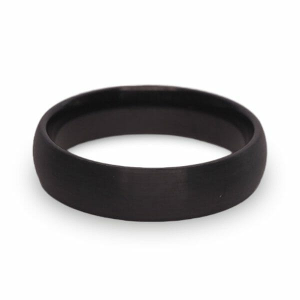 Black Wedding Ring - Tungsten