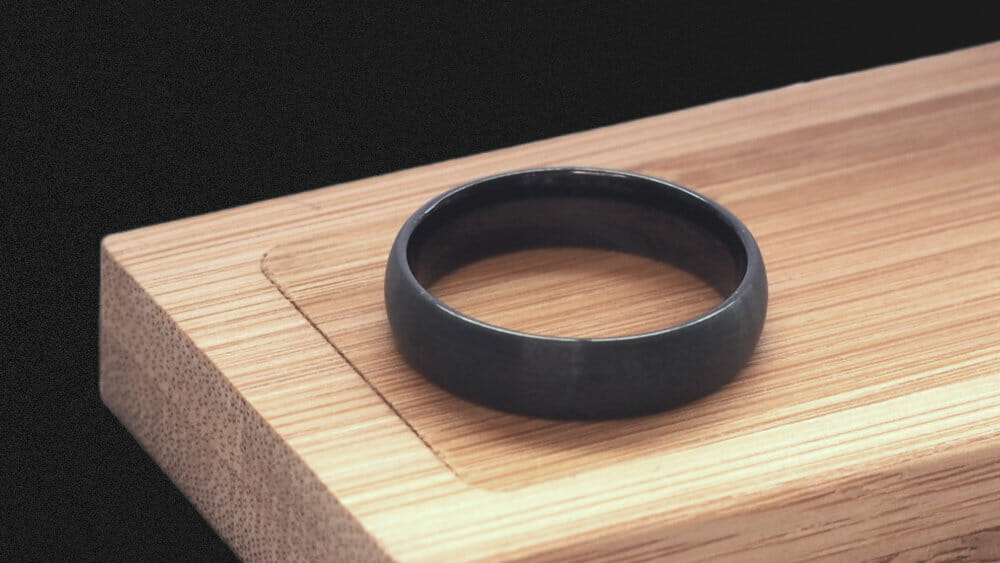 Black wedding ring